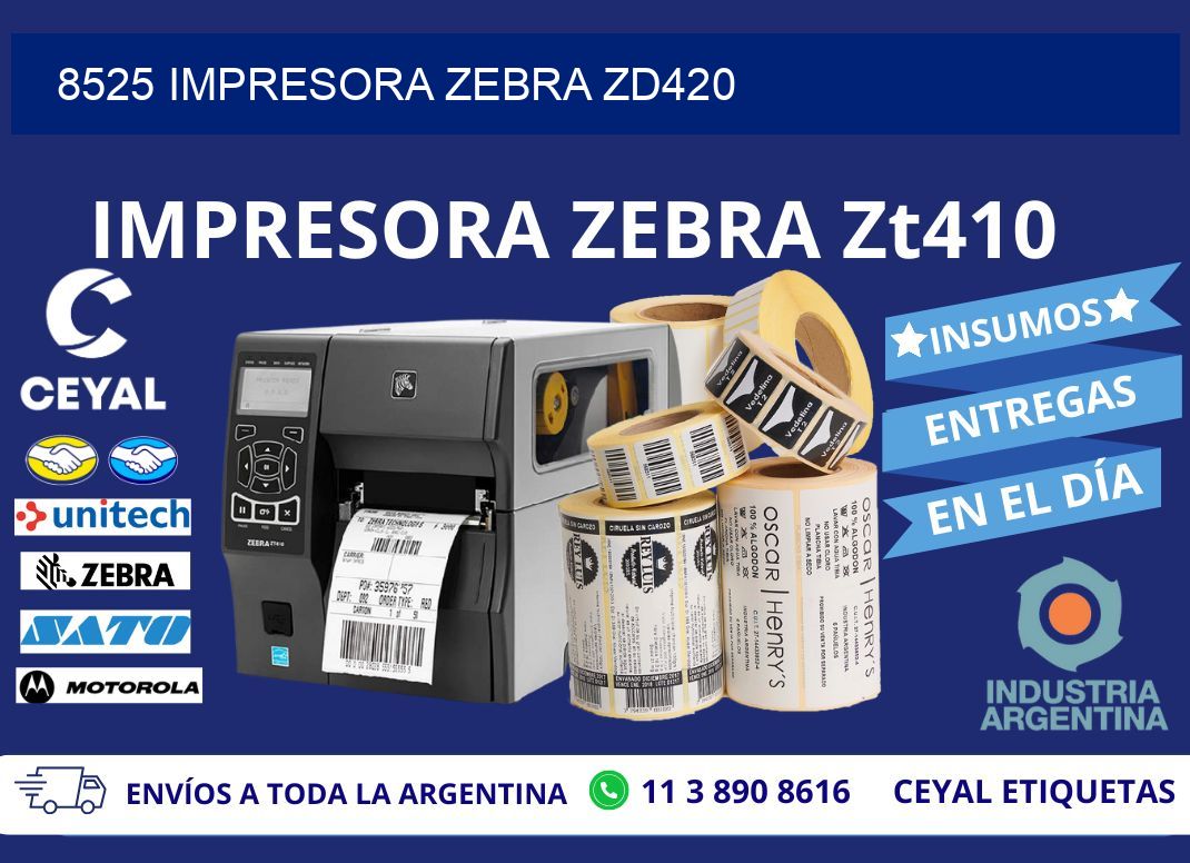 8525 Impresora Zebra ZD420