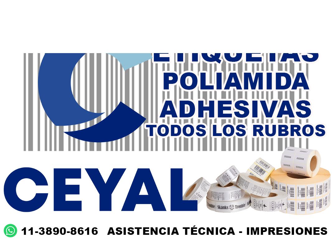 87240 Etiquetas en rollo 18mm x 8mm material Ilustración / OPP Blanco