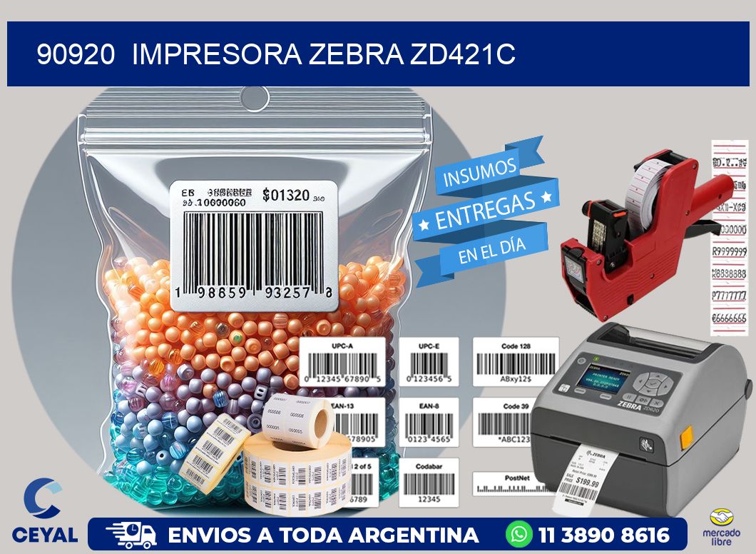 90920  Impresora Zebra zd421c