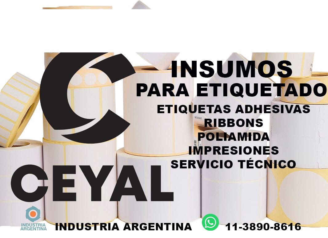 impresora industrial + 86020 etiquetas + ribbon