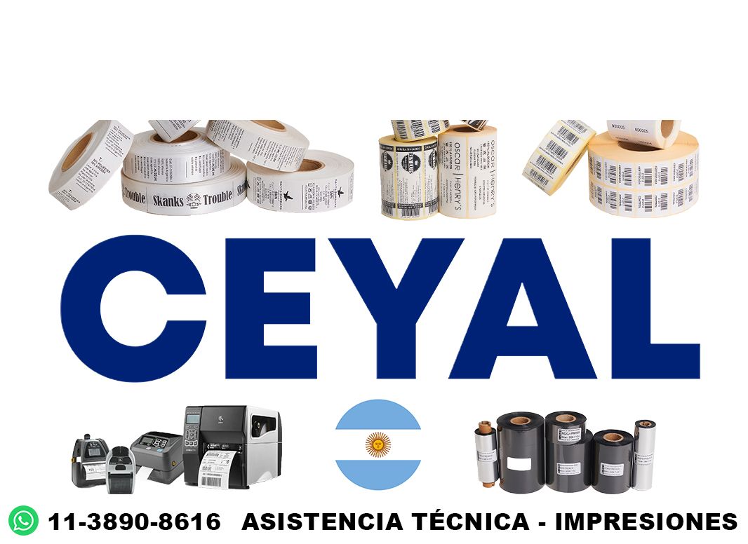 22845 ribbon para impresión de etiquetas técnicas